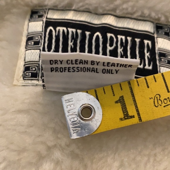 Otellopelle Suede Shearling Leather Hooded Coat - Picture 12 of 12